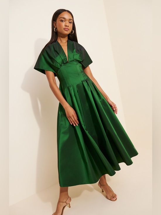 Anthropologie Dresses & Skirts - Anthropologie Exquise Tobie Dress in Emerald Green size small